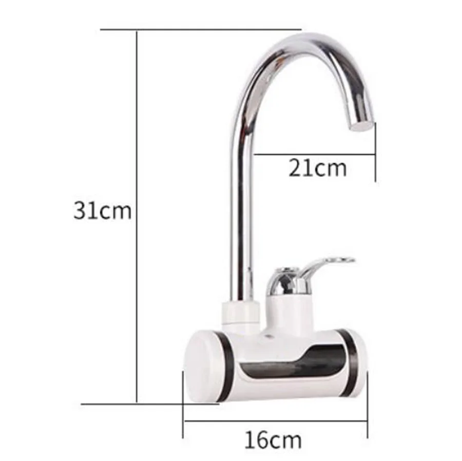 Tankless Electric Newest Water Heater Kitchen Instant Hot Tap Faucet Instantaneous 3000w D106 |