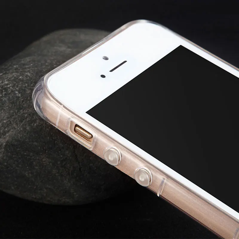 Чехол для Телефона iPhone 5 5S se 4 4S Роскошные компактный Мягкие силиконовые