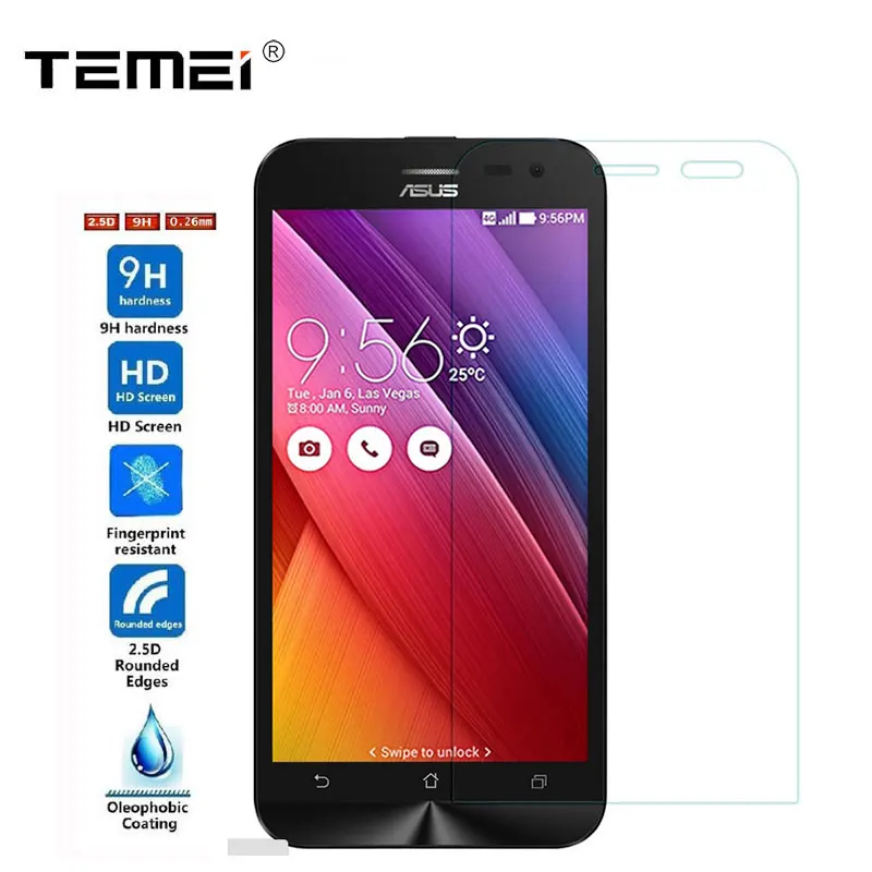 Закаленное Стекло Экран Protector 0.26 мм 9 H защита для Asus Zenfone 2 Laser ze551kl ZE550KL ze550ml ze551ml 5.5