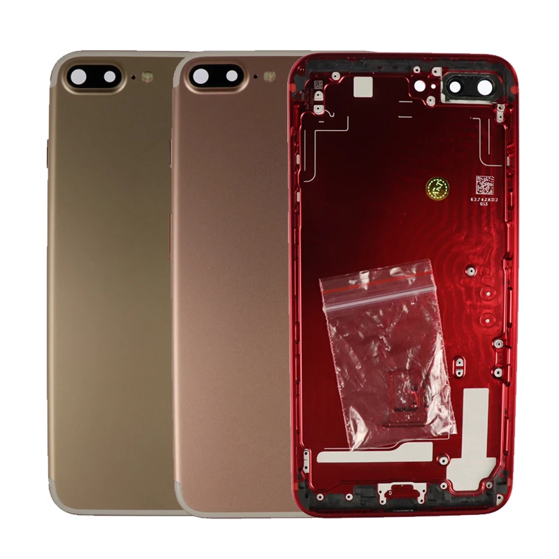 Replacement For IPhone 7 7G and Plus Back Cover Housing Battery Door Rear Chassis Frame Case Sim Card | Мобильные телефоны и