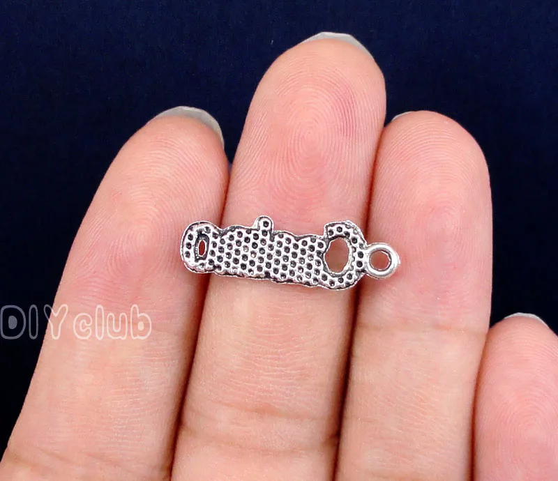 80pcs- Antique Tibetan Silver Casino Charms 24x8mm | Украшения и аксессуары