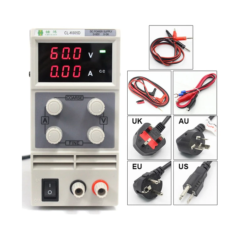Chuilian CL605D 60V 5A одноканальный Регулируемый цифровой 0 1 V 0.01A DC лабораторный источник