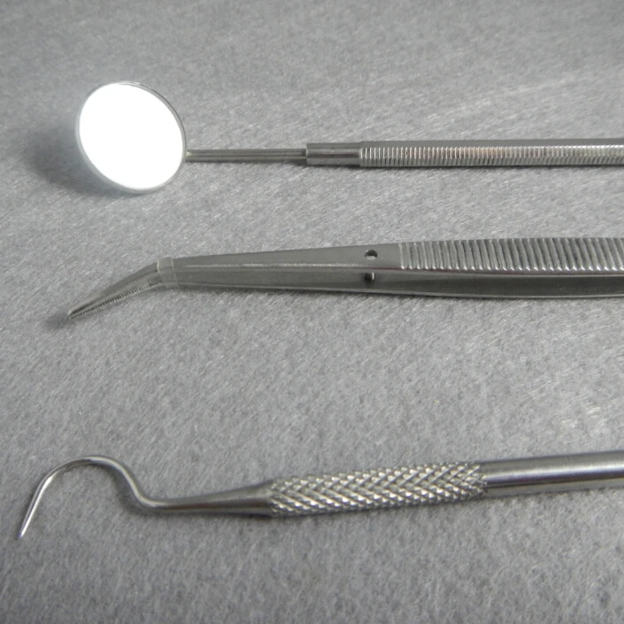 Набор инструментов для чистки зубов пинцет проверки зеркала|dental instrument set|dental