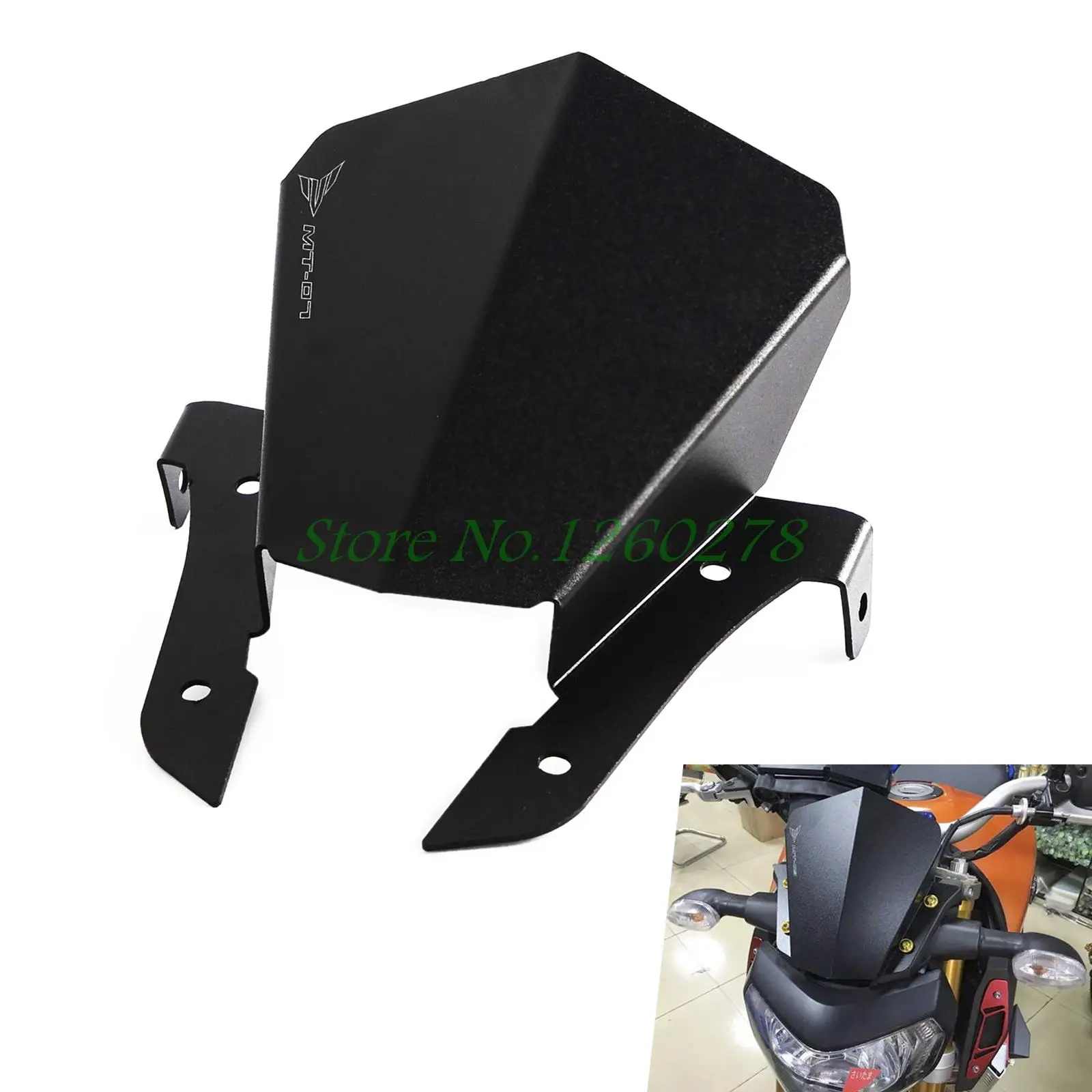 Верхняя фара мотоцикла верхняя крышка панели обтекателя Для Yamaha MT07 FZ07 2014 2015 2016 MT 07