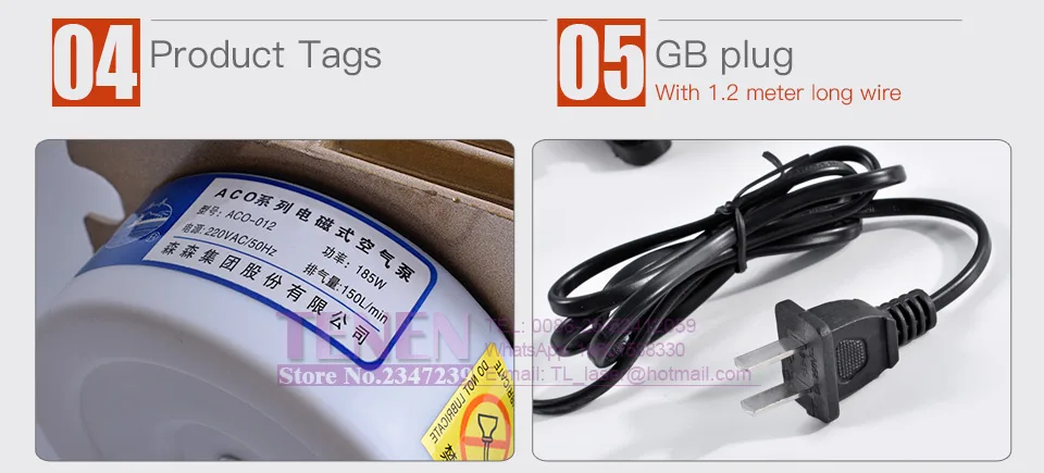 220V 185W 150L/мин Электрический магнитный воздушный компрессор SUNSUN воздушный насос ACO-012 ND YAG стержень для лазерной машины золы удалить для разведения аквариумных Рыбок