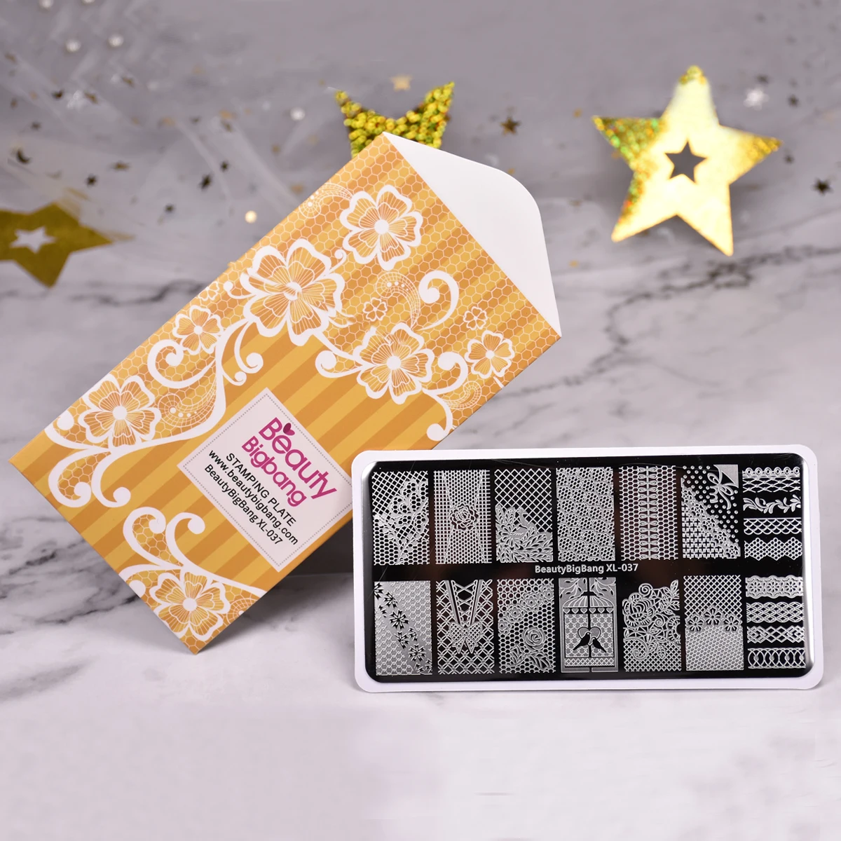 BeautyBigBang тиснение ногтей пластины 6*12 см 3D из нержавеющей стали Летний цветок геометрии дизайн ногтей шаблон формы BBB XL-004