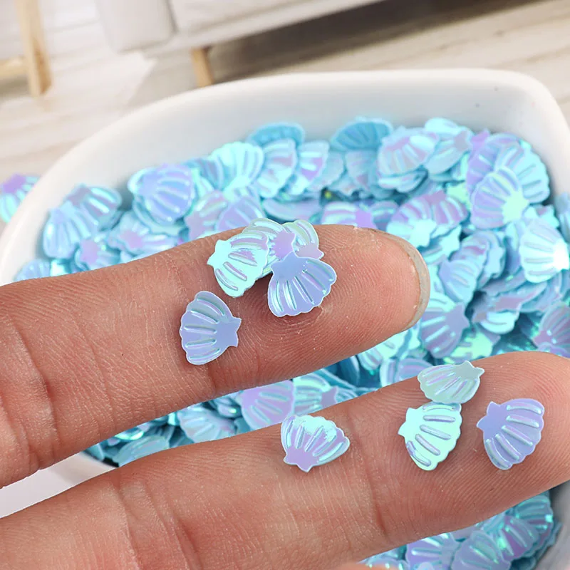 10 г/упак. 7mm Sea Shell тесьма с пайетками для шитья материал Свадебное Ремесло женская