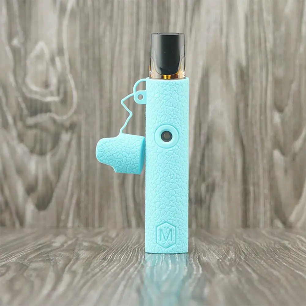 Tiffany blue Текстурированный чехол для SMPO MOTI pod, силиконовый чехол, не скользит, подходит для Vape, SMPO MT MOTI pod - Цвет: Tiffany blue