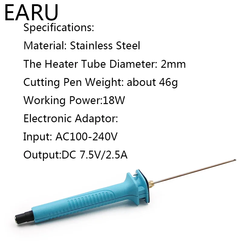 Электрический Резак для пены резак пенопласта нож горячей проволоки ручка