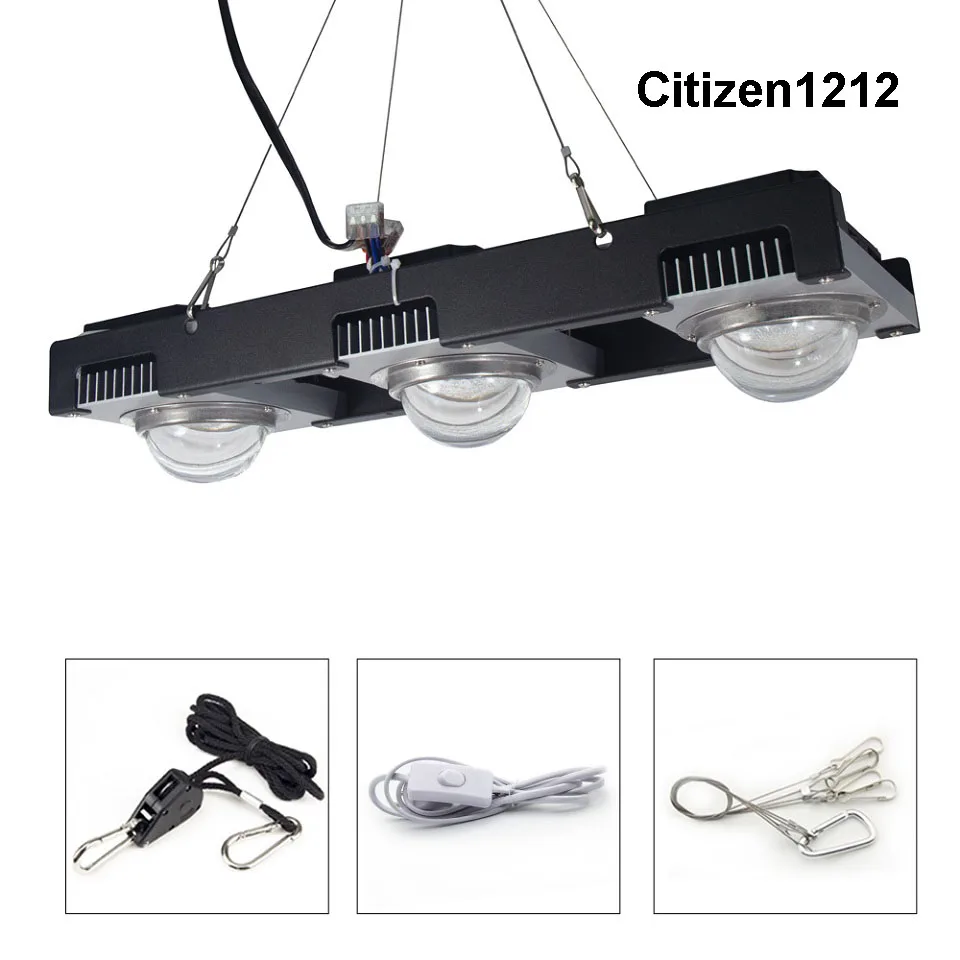 CTZ1212-X3SE Cree CXB3590 Citizen 1212 300 Вт Светодиодный светильник для выращивания растений, полный спектр, для комнатных теплиц, гидропоники, для выращивания растений, замена 600 Вт, HPS лампа - Emitting Color: CTZ1212-X3SE