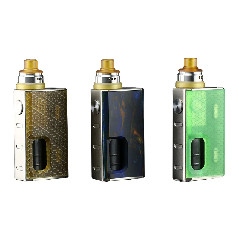 Оригинал Wismec LUXOTIC BF коробка комплект с Tobhino RDA 7 5 мл Выход бутылки 100 Вт Vape 810 верхняя