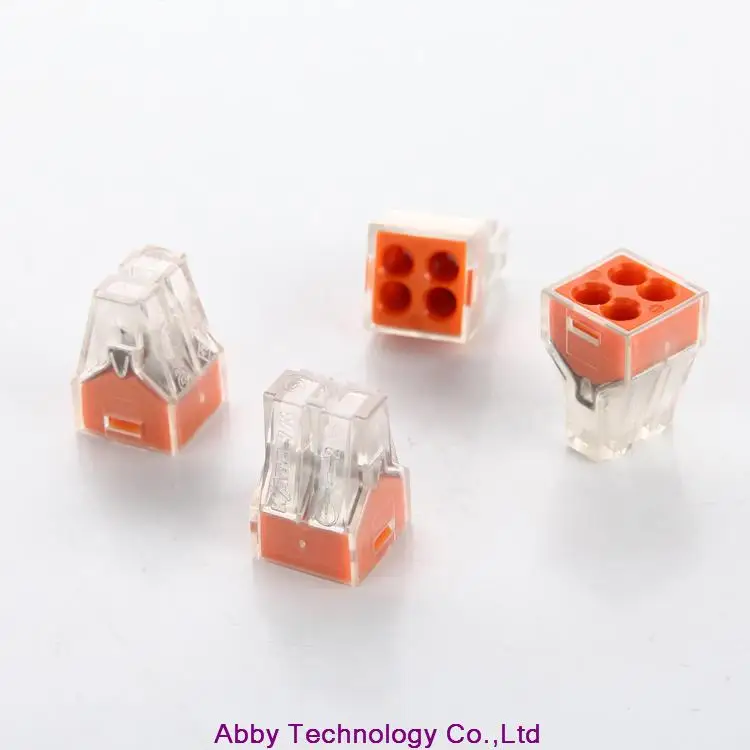 100 шт. встроенный соединитель для соединительной коробки 4-контактный разъем