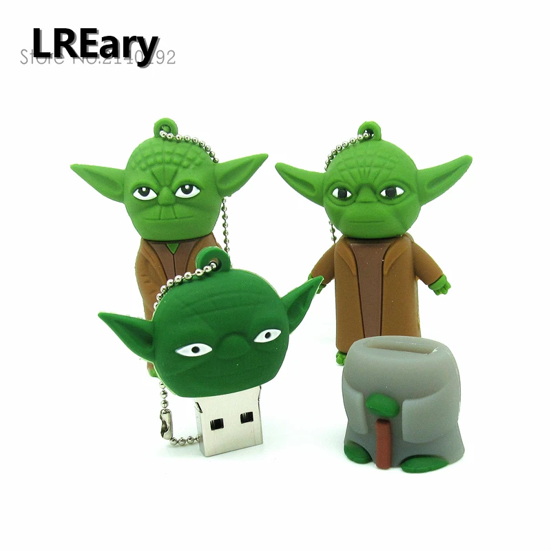 3 стиля Звездные войны hero джедая master Yoda флэш накопитель usb memory stick 8 16 32gb флеш