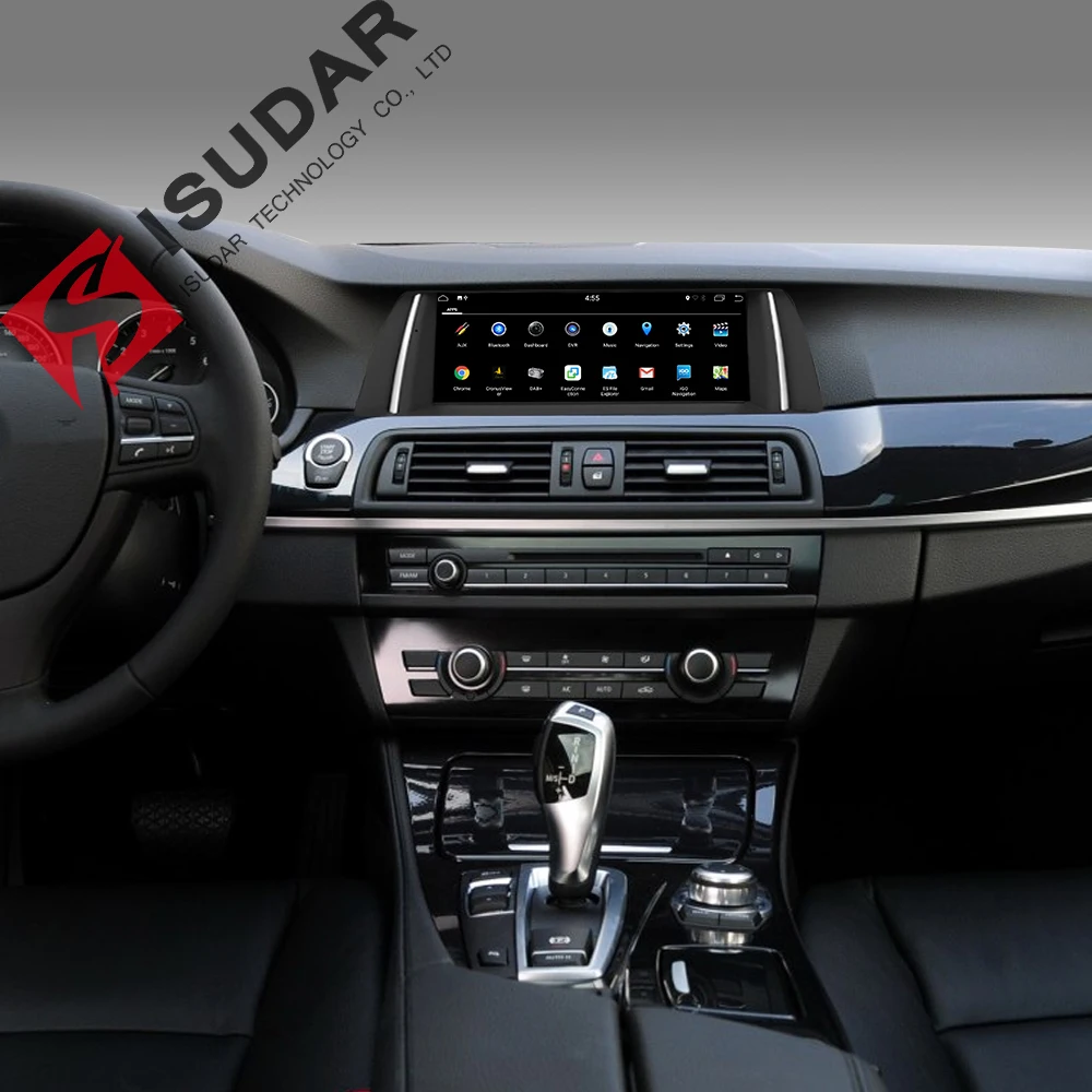 Isudar Автомагнитола на Android 7.1.1 для Автомобилей BMW 5 Серий F10/F11/520 (2011-2016) Для CIC/NBT 10.25