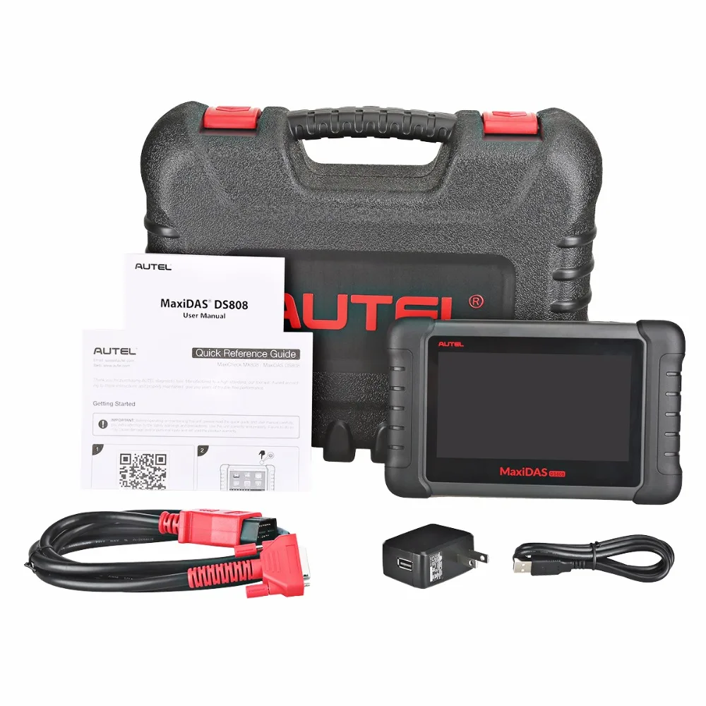 AUTEL Maxidas DS808 автомобильный диагностический инструмент OBD2 сканер полная система wifi ключ кодирования такой же, как MS906 PK ds708 код ридер