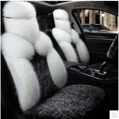 Высокое качество! полный набор шерсти сиденье автомобиля чехлы для BMW 750Li G12 2016-2017