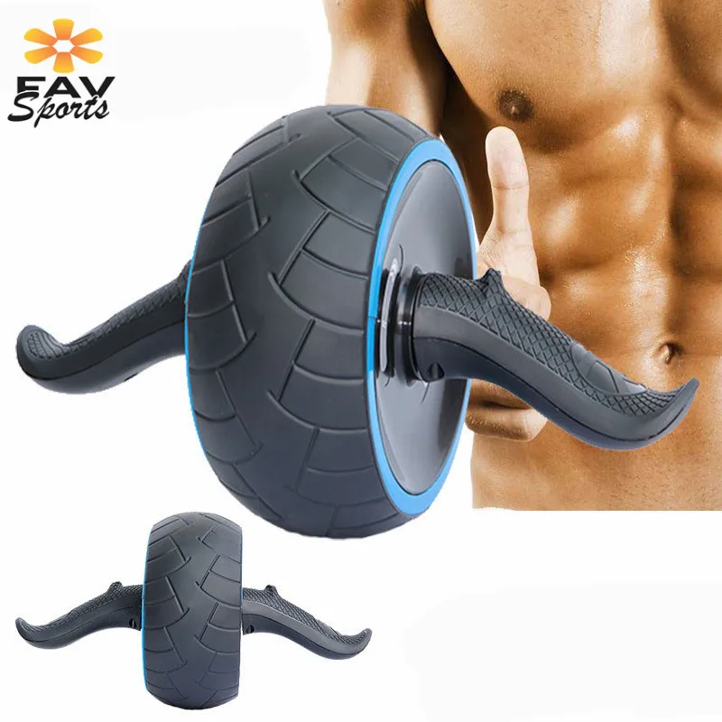 Тренажер для мышц брюшной полости AB ролик с ковриком ABS тренажер тренировки