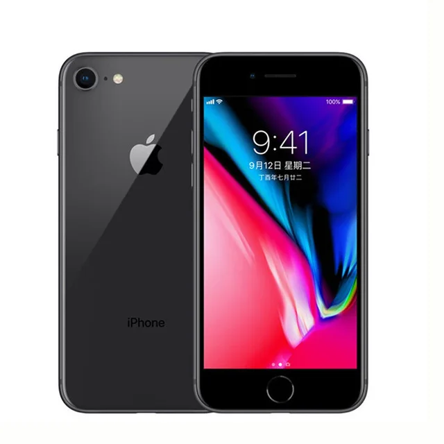 Apple iPhone 8 1821 мАч 2 Гб ОЗУ 64 Гб/256 ГБ LTE 4,7 МП камера "дюймовый Apple отпечаток пальца шестиядерный IOS 3D Touch ID - Цвет: black