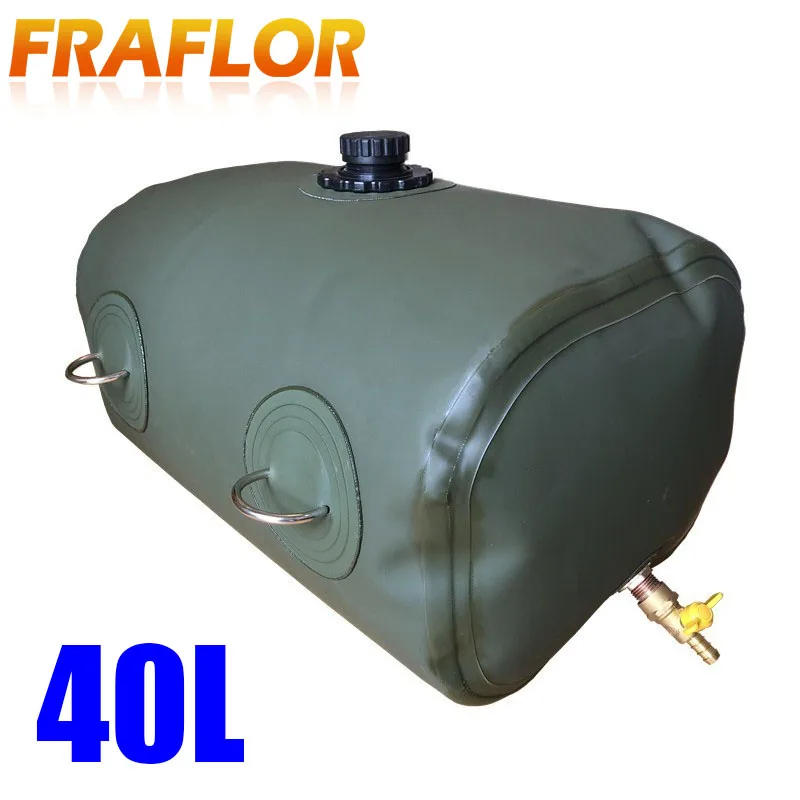40л литр(10 галлонов) Складная запасная бензиновая топливная сумка Jerry Can ATV UTV внедорожный автомобильный контейнер для бензина топливный бак для хранения масла