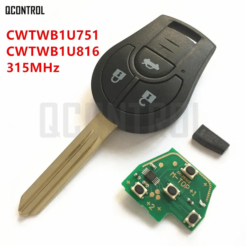 Пульт дистанционного управления QCONTROL для автомобилей NISSAN CWTWB1U751 или CWTWB1U816 March Qashqai