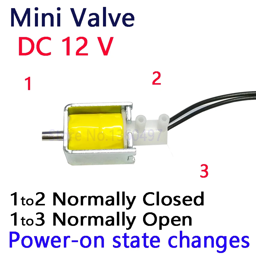 

Electric 12V Mini Micro Solenoid valve Air Gas Release exhaust discouraged 2 Position 3 Way