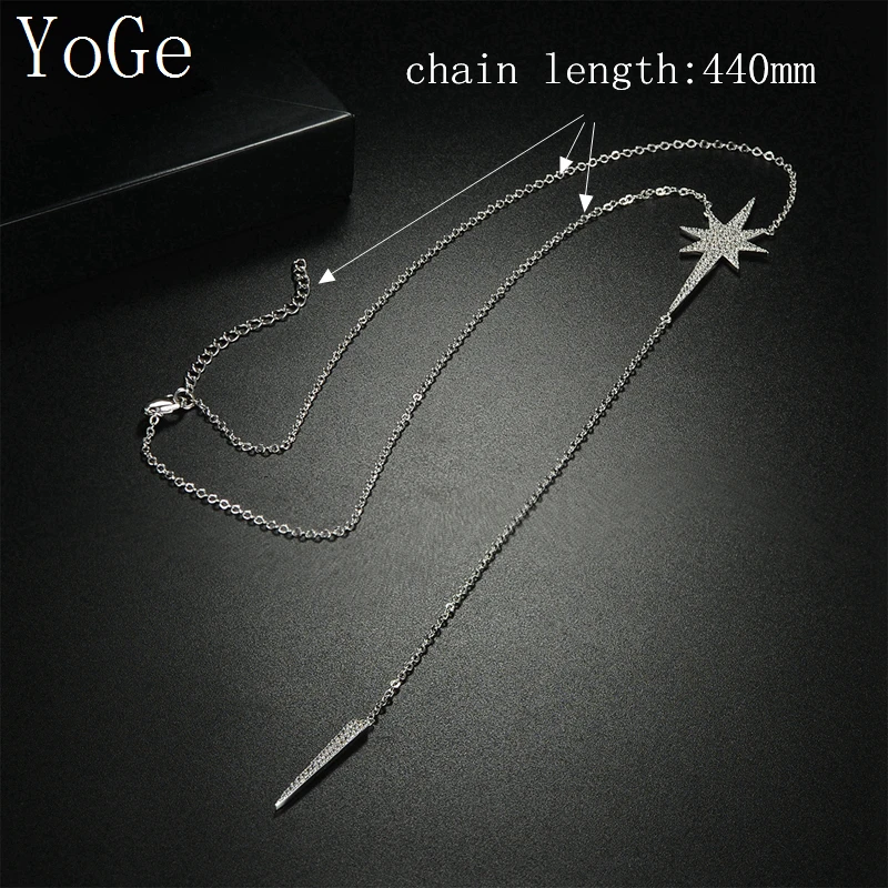 YoGe ювелирные изделия для свадьбы и вечеринки P0926 Роскошная AAA CZ шестиграмма с