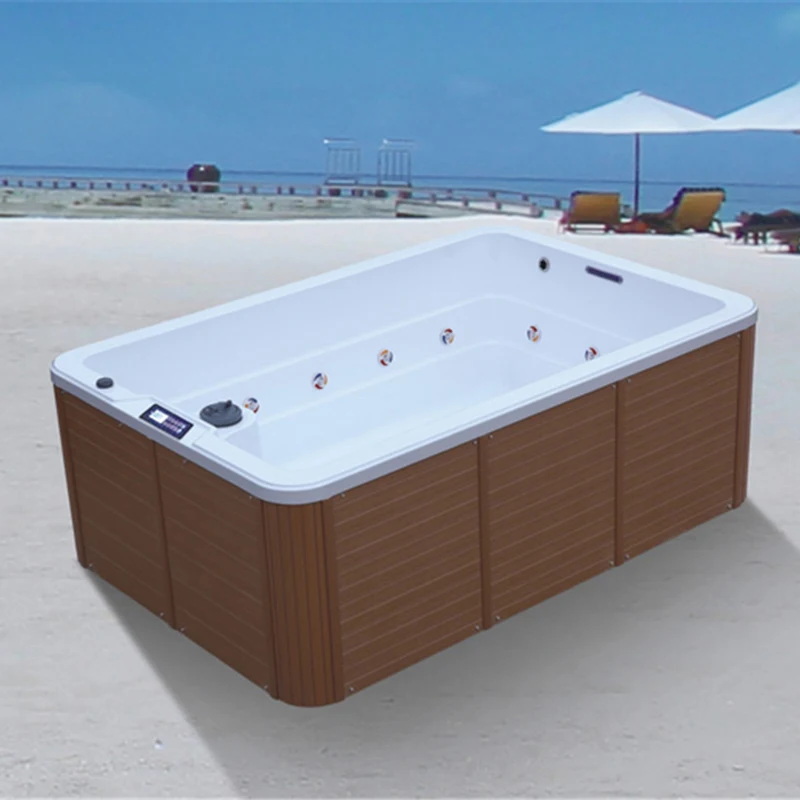 Большой открытый джакузи массаж спа бассейн 10 человек гидромассажная Ванна спа| |