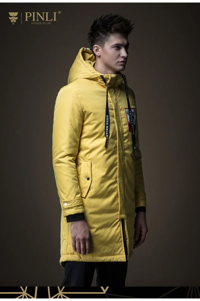 Зимние куртки, мужские куртки, Chaquetas Hombre Casacos, мужская куртка, Pinli Pin Li, новая мужская одежда, костюм, Молодежная шапка средней длины, B184305608