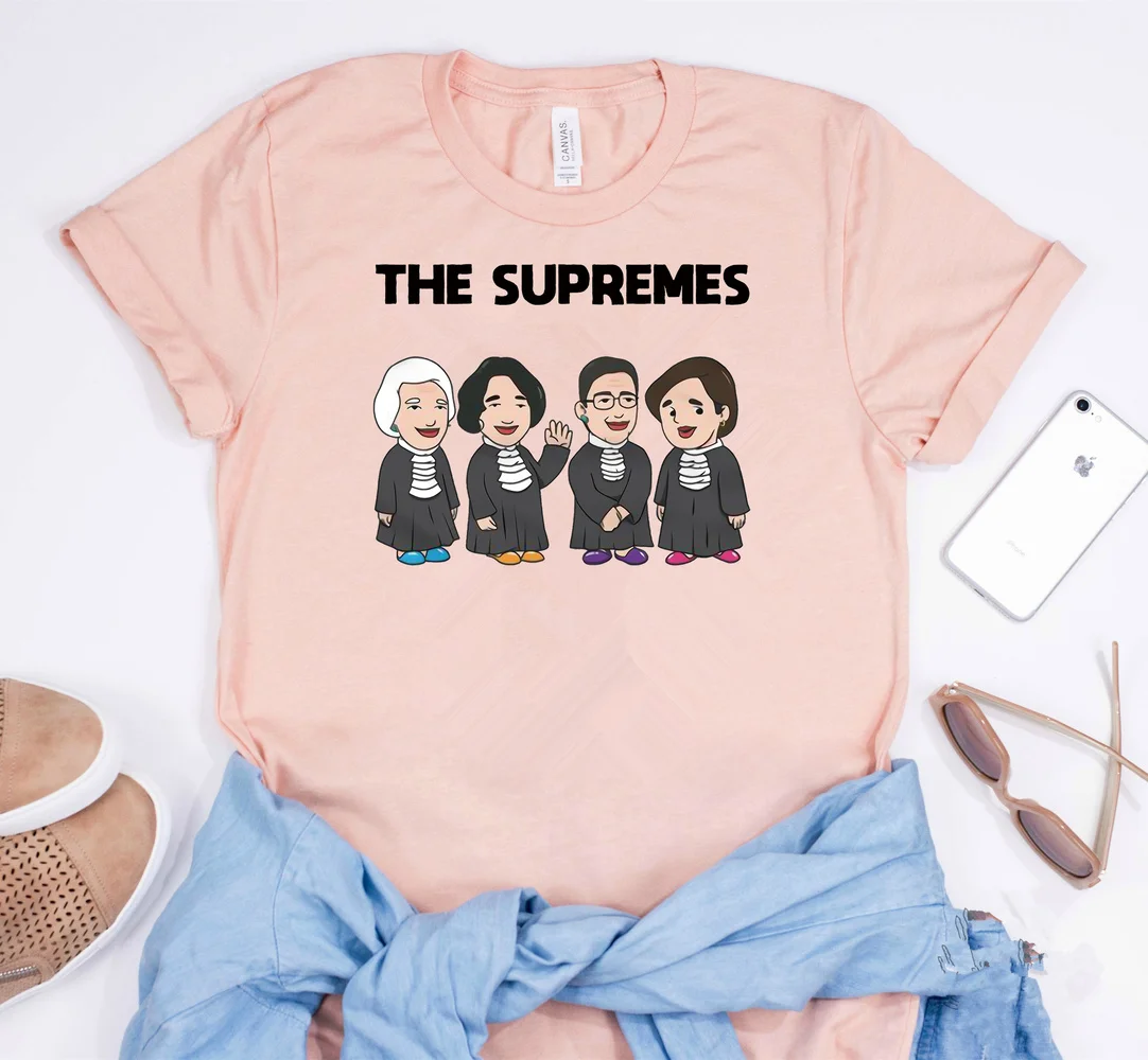 Пресловутой рубашка Rbg в Supremes суда футболка Для женщин женского забавная