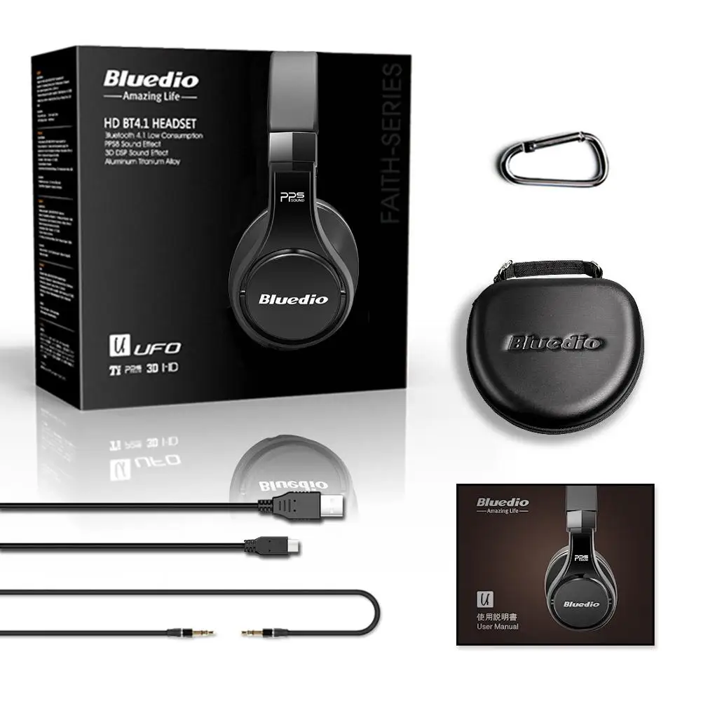 Bluedio UFO беспроводные Bluetooth наушники 2019 новые интеллектуальные шумоподавление HIFI
