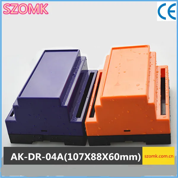 Бесплатная доставка Пластиковый корпус для PCB din rail (1 шт.) 107*88*60 мм diy outlet box 2014 Новый