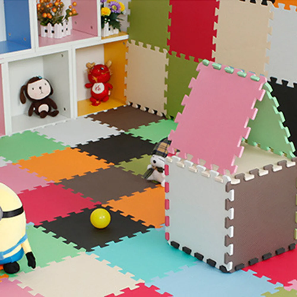 Новый 9 шт./лот EVA игровой мат из пены Блокировка упражнения плитки напольный