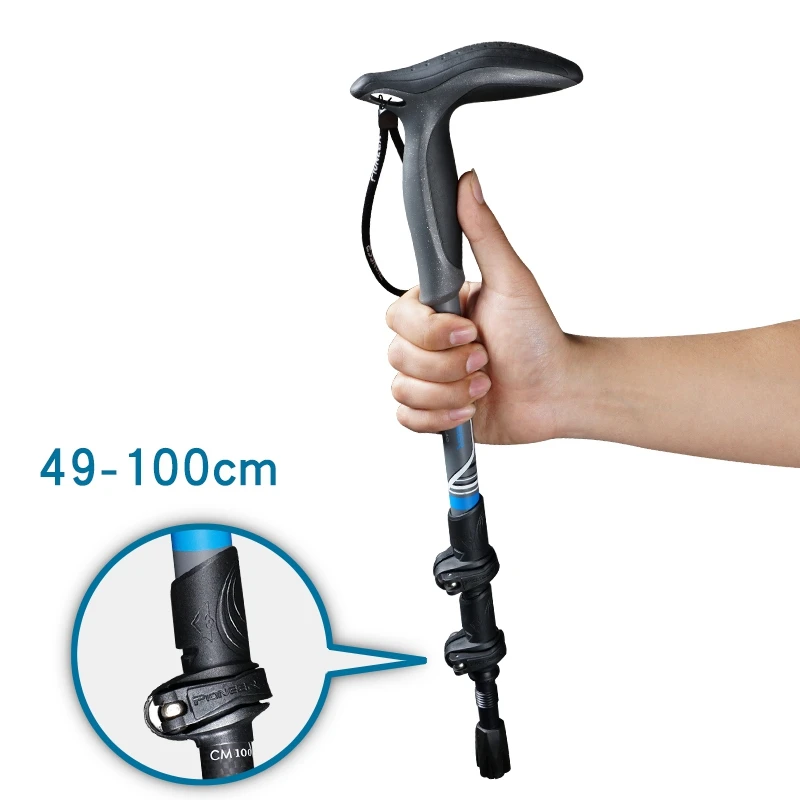 Fiyat T Kolu Karbon Fiber Yürüyüş Sopaları Turizm Kamışı Teleskopik Trekking Nordic Yürüyüş Kutup Yürüyüş Koltuk Değneği Bar Ultralight