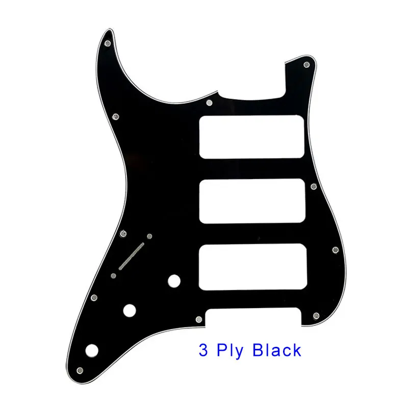 Pleroo отличное качество запчасти для гитары 3 P90 Strat накладки США левой руки 11