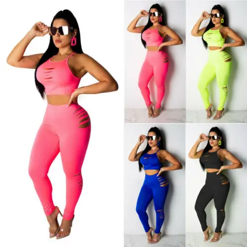 Женский укороченный топ для фитнеса комплект из бюстгальтера + леггинсов