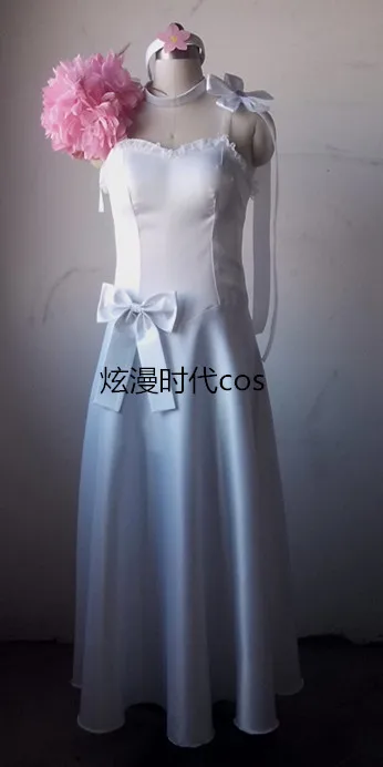 Сказочный хвост эрзы алый свадебное платье Косплей Костюм Аниме на заказ любого