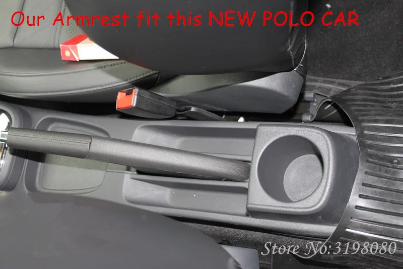 Для VW NEW POLO HB/SEDAN 2011- автомобильный подлокотник, аксессуары для салона автомобиля, запчасти для центральной консоли автомобиля, коробка для хранения подлокотников, коробка для водителя