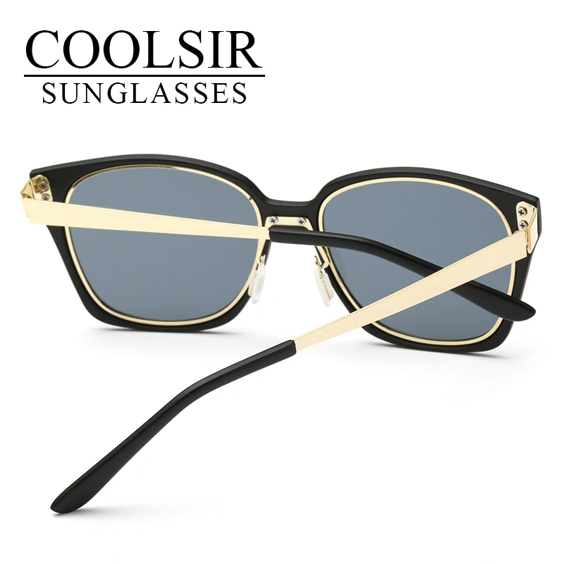 Coolsir 2017 унисекс Ретро Поляризованные Солнцезащитные очки Брендовая Дизайнерская