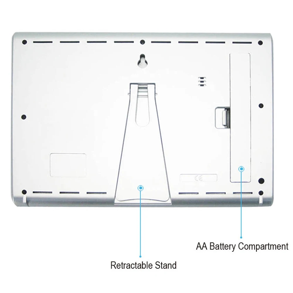 Цифровой беспроводной RCC RF метеостанция с крытым Уличный Термометр гигрометр