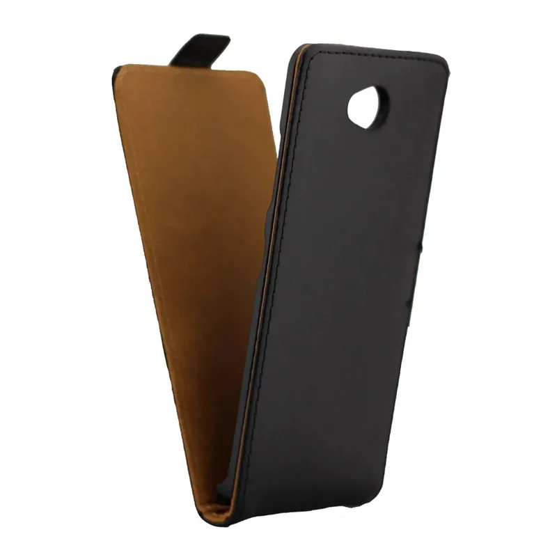 Вертикальный флип-чехол из искусственной кожи чехлы Обложка для Microsoft Nokia Lumia 650