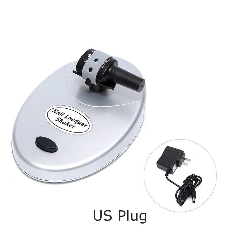 US Plug HYTOOS маникюрная машина лак для ногтей шейкер гель лак для ногтей встряхивание оборудование-гвоздь бутылка для клея анти-лака устройство - Цвет: US Plug