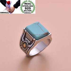 Кольцо женское из серебра 925 пробы, квадратное, с бирюзой