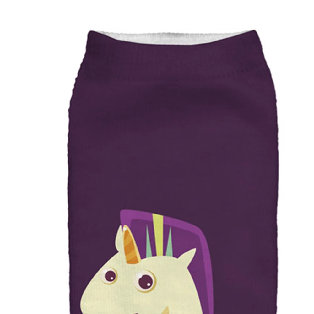 Носки 1 пара новые носки с 3D милым рисунком унисекс носок низкой лодыжкой мягкие