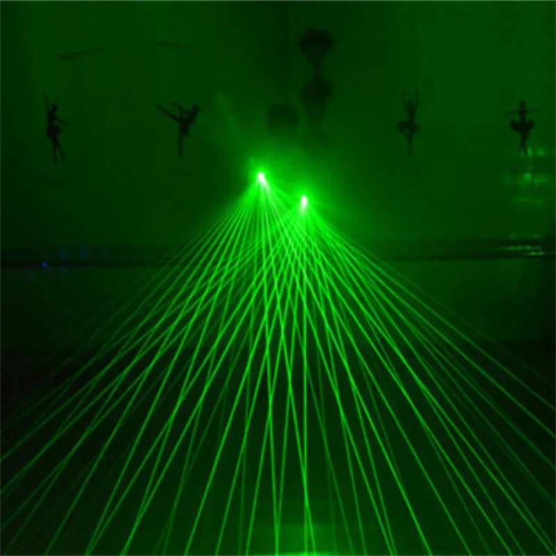 Мужские перчатки с аккумулятором зеленый/красный лазер лазером для диджеев