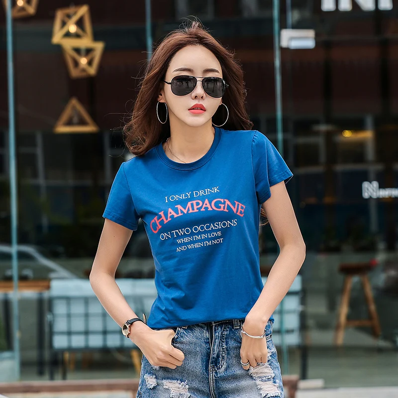 Плюс размер 3XL 4XL Футболка с буквенным принтом женская хлопковая футболка