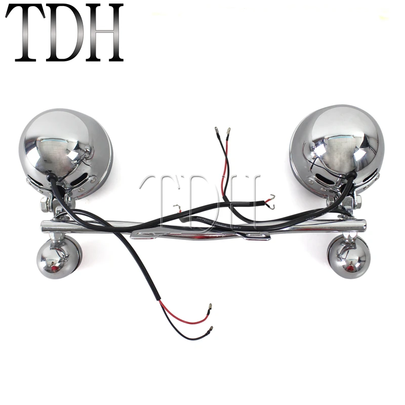 Мини пуля стиль хром Мотоцикл Вождение проходящие указатели поворота LED пятно