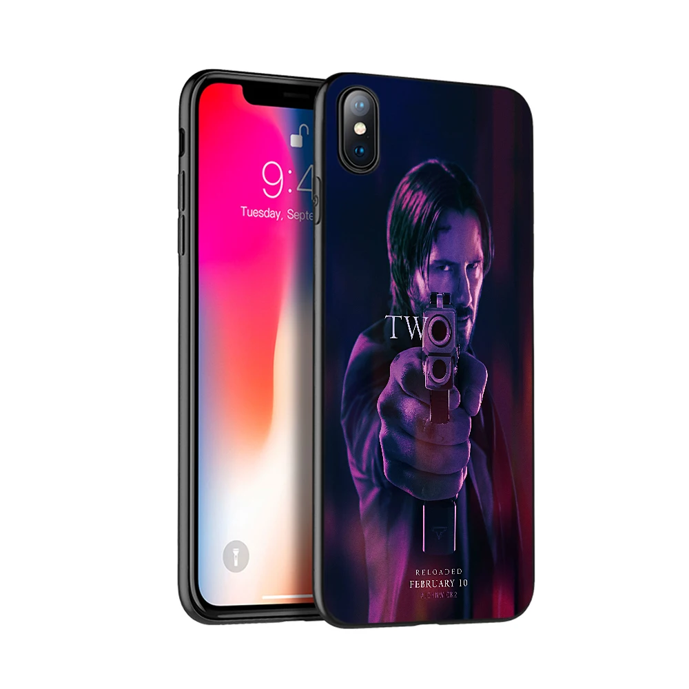 Черный чехол из ТПУ для iphone 5 5s SE 2020 6 6s 7 8 plus x 10 силиконовый XR XS 11 pro Max John Wick |