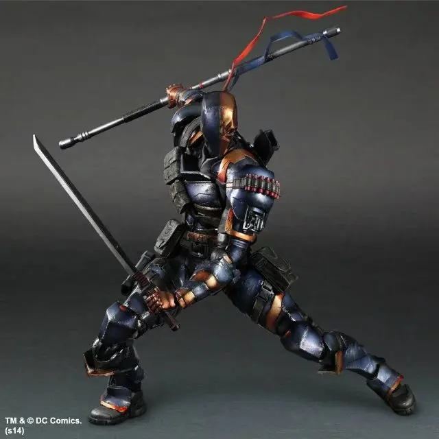 Deathstroke ПВХ фигурка Коллекционная модель игрушки 27 см Fenix Play Arts KAI DC комикс о