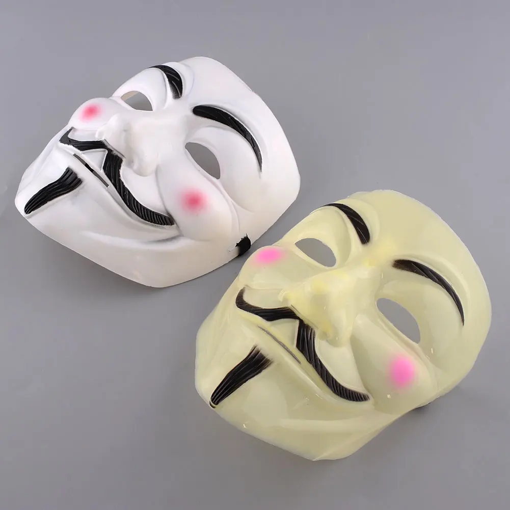 Вендетта Хэллоуин косплей фантазии одевание V маска парень Фокс макияж