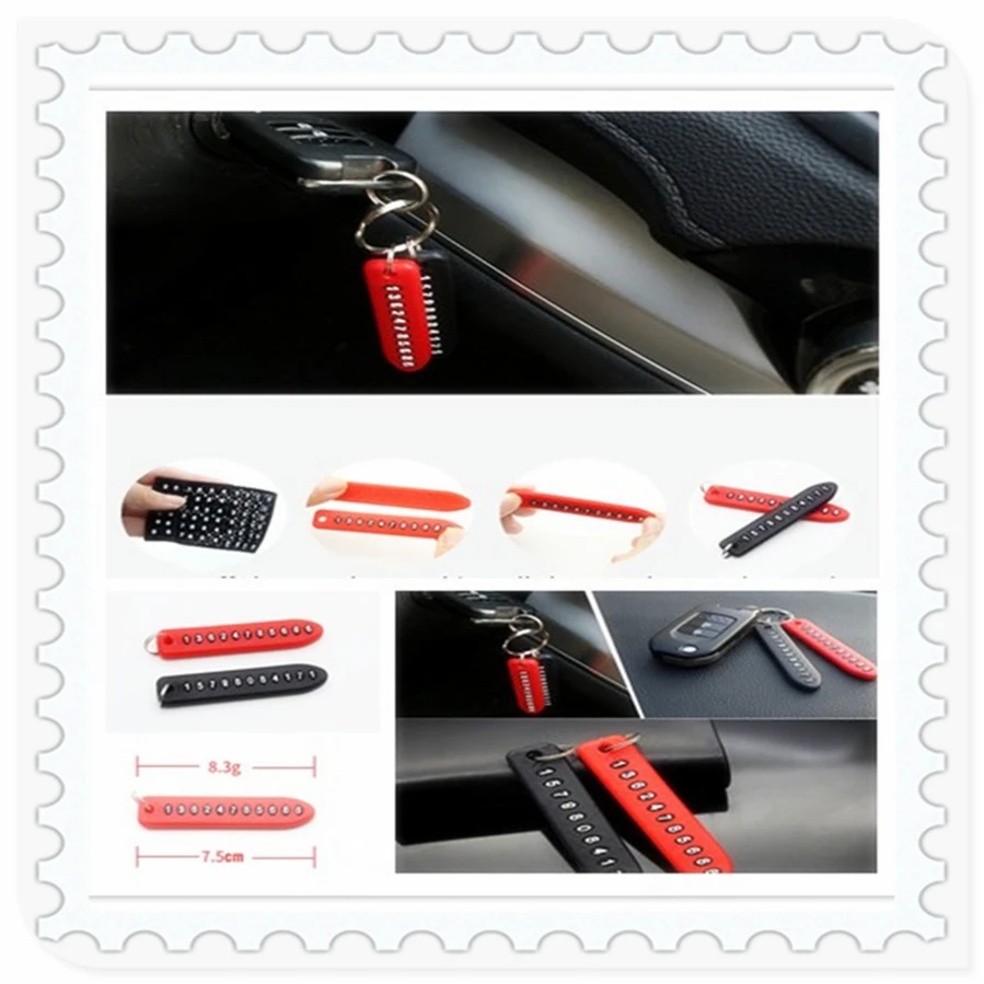 Анти потерянный телефон номерной знак брелок подвеска авто для Kia Forte Ceed Stonic Stinger